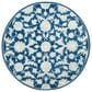 Safavieh Micro-Loop 5" Round Navy and Grey Area Rug, , large