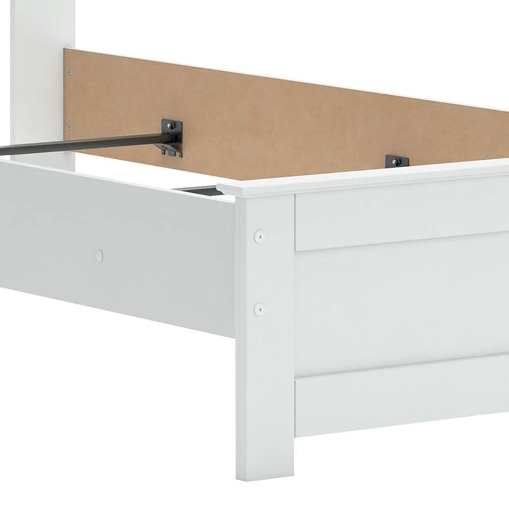Ashley Bostwick Shoals Twin Panel Bed in White, , large