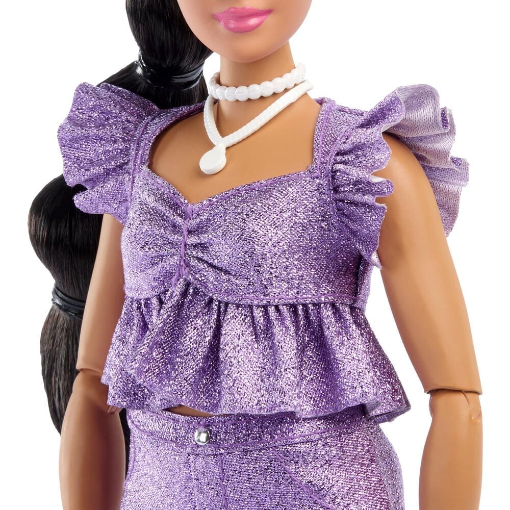 Barbie Deluxe Style - Metallic Outfit Doll No. 8 in Amethyst, Black, White and Silver, , large