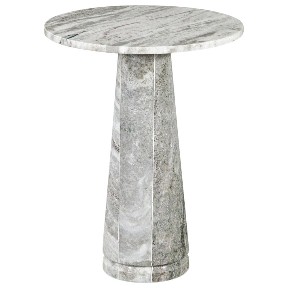 Steve Silver Co. Joni Round Accent End Table in Brown, , large