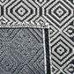 Safavieh Martha Stewart Cotton MSR402H 4" x 6" Charcoal and Grey Area Rug, , large
