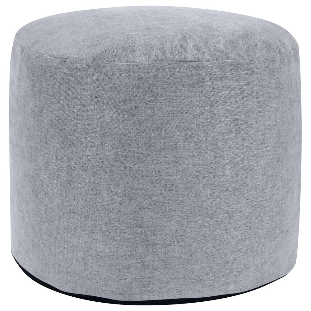 Howard Elliott Komodo Tall Pouf in Breeze, , large