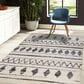 Amer Rugs Aspen 5" x 7"6" Cream and Black Area Rug, , large
