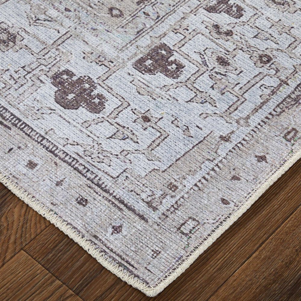 Feizy Percy 4&#39; x 6&#39; Beige and Ivory Area Rug, , large