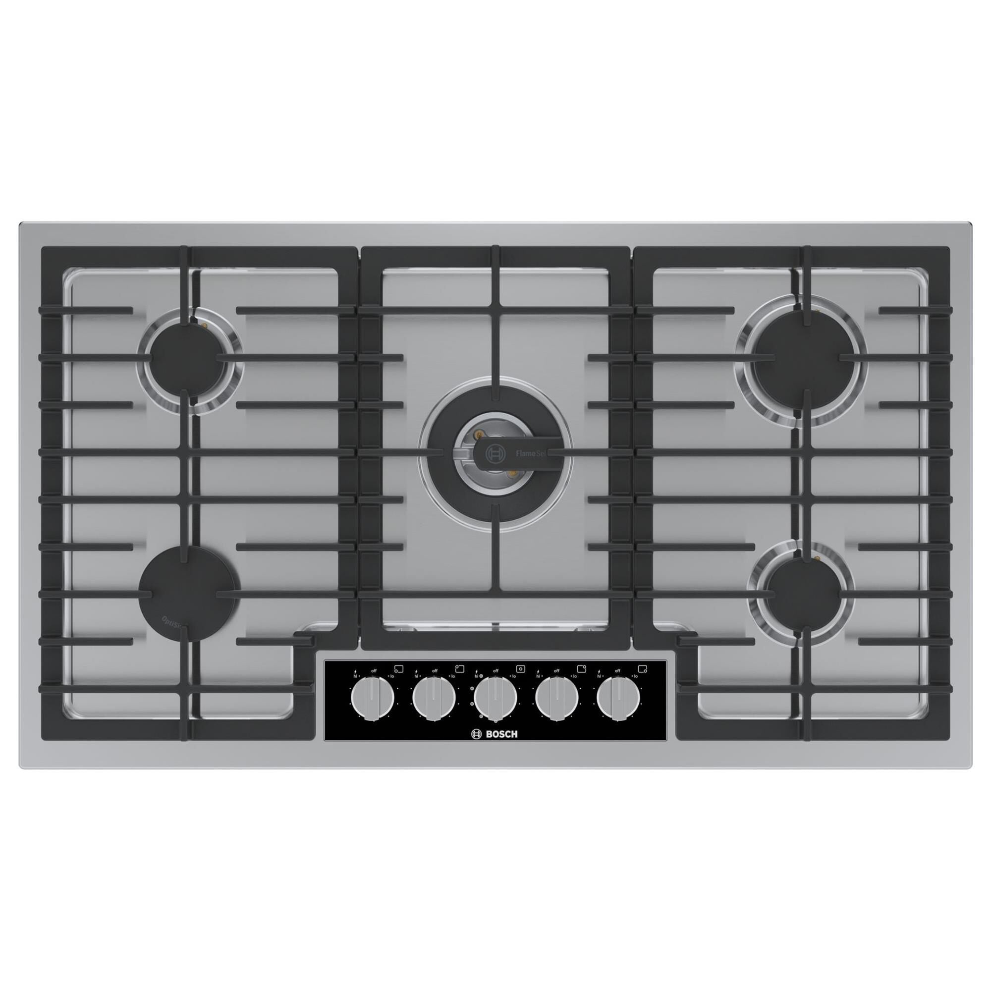 Bosch built in gas hob glass top 3 burner black ppc7s6f20i on sale