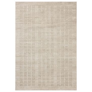 Amber Lewis x Loloi Monty 6"7" x 9"3" Ivory and Beige Area Rug, , large