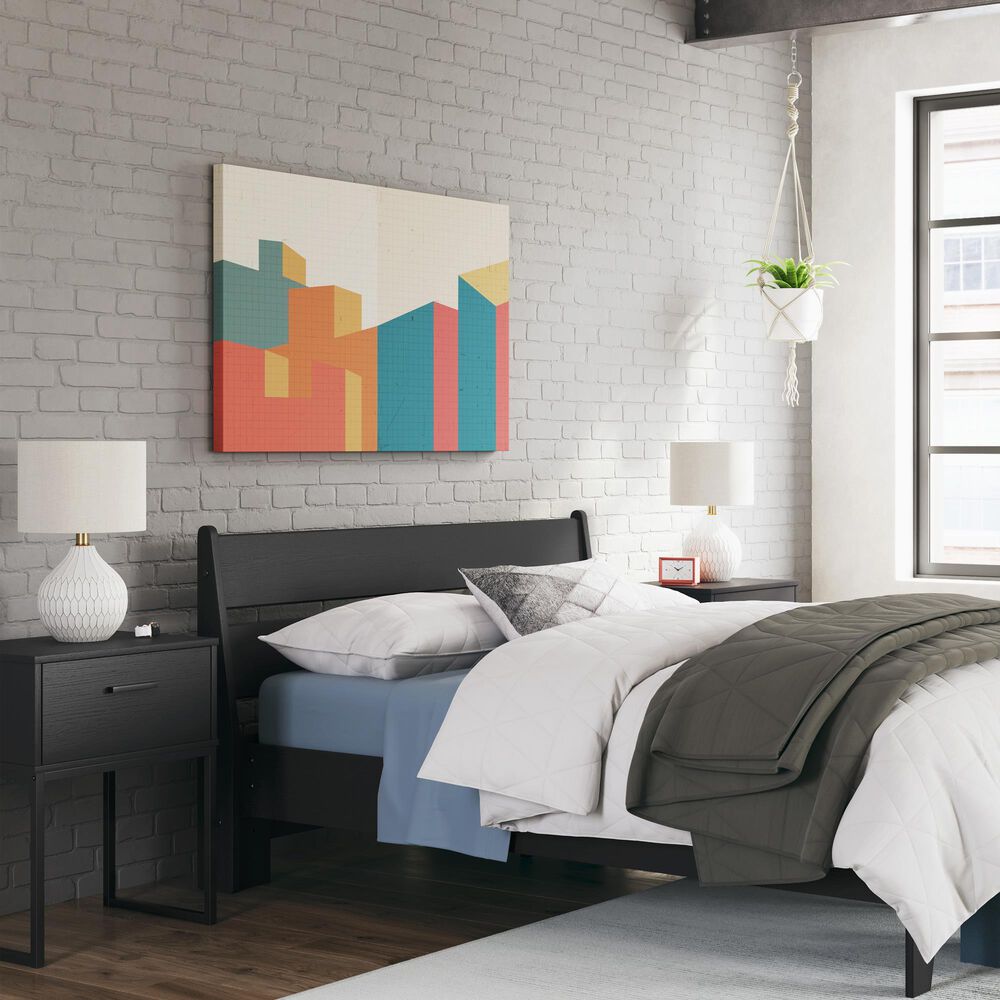 Ashley Socalle Nightstand in Matte Black, , large