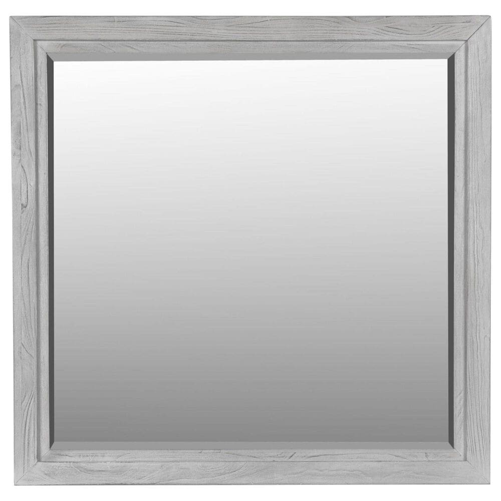 Urban Home Boho Chic Dresser Mirror in Washed White, , large