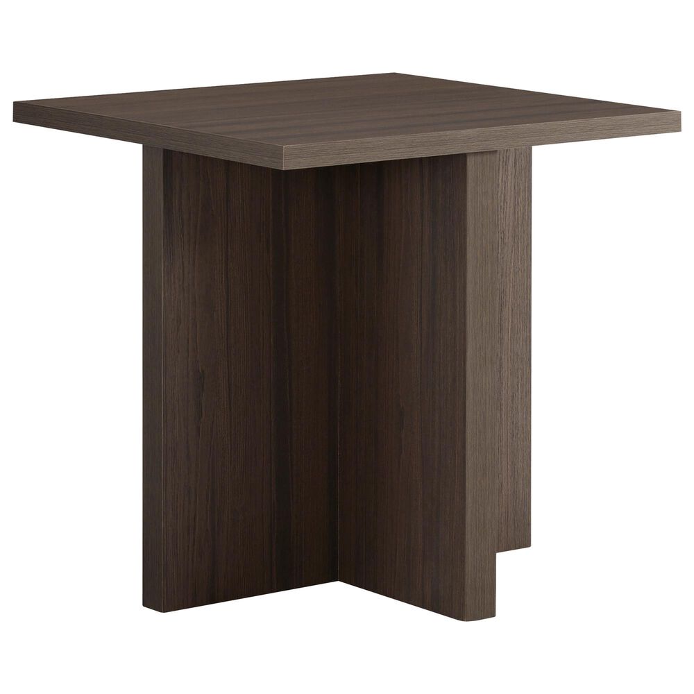 Ashley Zendex 2-Piece Occasional Table Set in Dark Brown, , large
