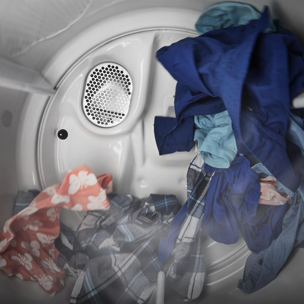 Maytag 7 Cu. Ft. Electric Dryer with Steam in White, , large