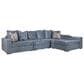 Jonathan Louis Noah 4-Piece Sectional in Gypsy Blue Goblin, , large