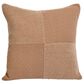 Accents De Ville 20" Square Throw Pillow in Light Brown, , large