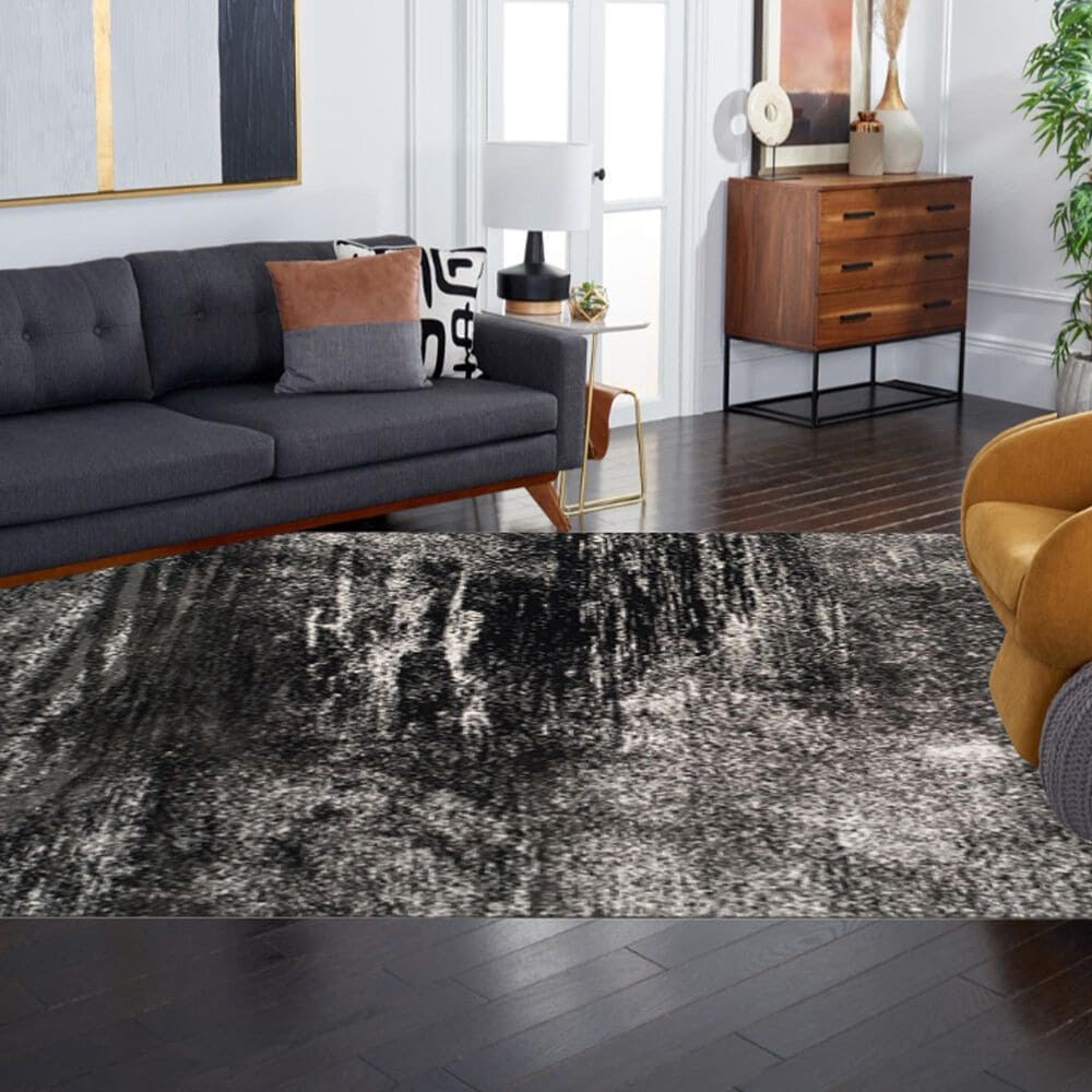 Safavieh Adirondack 8&#39; x 10&#39; Silver and Black Area Rug, , large