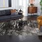 Safavieh Adirondack 8" x 10" Silver and Black Area Rug, , large