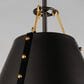 Maxim Lighting Trestle 1-Light Pendant in Oil Rubbed Bronze and Antique Brass, , large