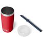 YETI Rambler Jr. 10 Oz Tumbler with Silicone Straw Lid in Rescue Red and Navy, , large