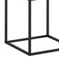 HOMLUX Cube Stackable End Table in Columbia Walnut and Black, , large