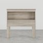 Lemoore Essential Twin Bookcase Headoard in Swedish Grey Elm, , large