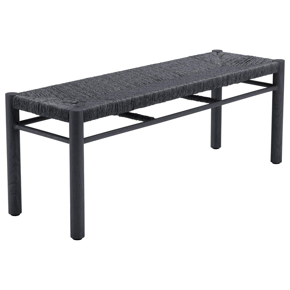 Zuo Modern Iska Bench in Black, , large