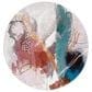 Safavieh Aria ARA193Q 6"6" Round Ivory and Red Area Rug, , large
