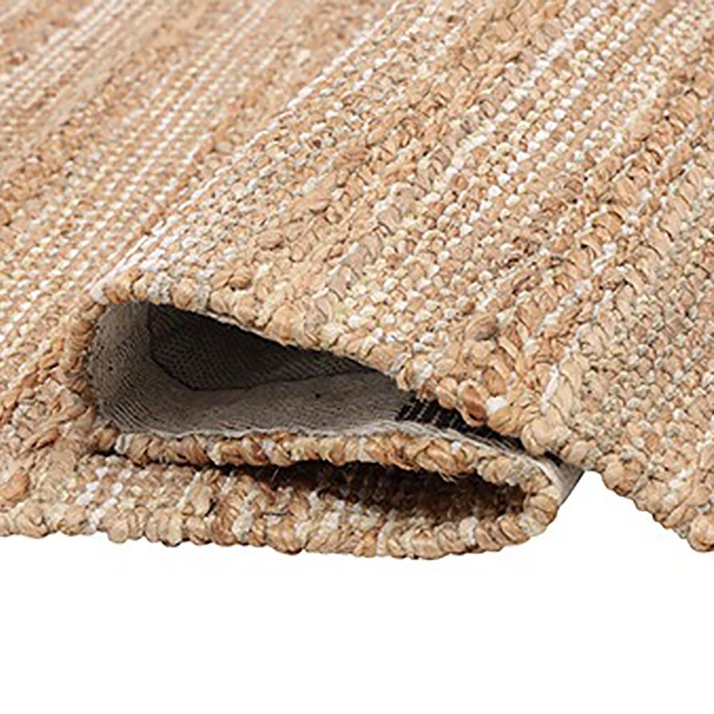 L&amp;R Resources Natural Fiber 5&#39; x 7&#39;9&quot; Cream and Ivory Area Rug, , large