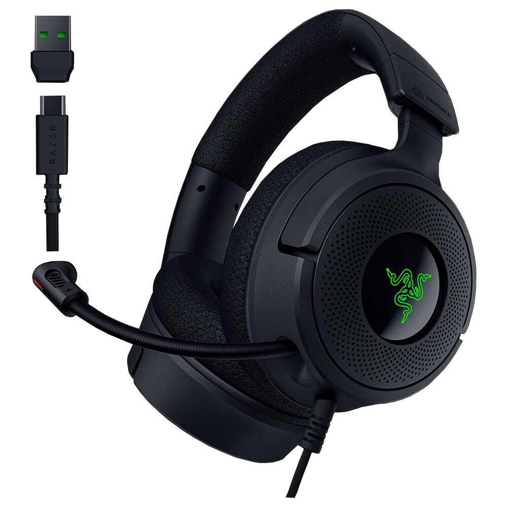 Razer Kraken V4 X Wired Gaming Headset in Black, , large
