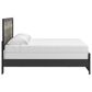 Ashley Broachmyn King Panel Bed in Black and Gray, , large