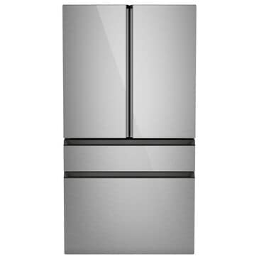 Cafe 28.7 Cu. Ft. Smart 4-Door Refrigerator with Dual Dispense AutoFill Pitcher in Platinum Glass, , large