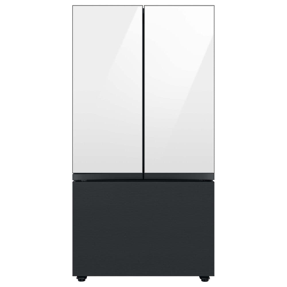 Samsung Bespoke Bespoke 3-Door French Door Refrigerator Top Panel in White Glass, , large