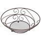 Home Basics Scroll Fruit Basket in Bronze, , large