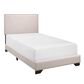 The Monday Company Twin Upholstered Bed in Cream, , large
