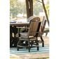 Amish Orchard 7-Piece Patio Counter Height Dining Set in Brazilian Walnut and Black, , large
