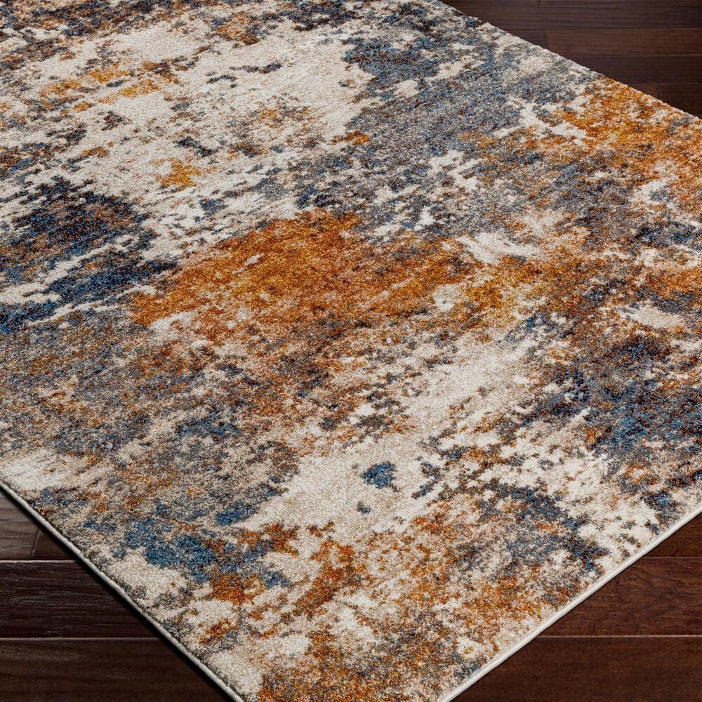 Surya Tuscany TUS-2336 Brown, Dusty Coral, Cream, Dark Blue, Blue, Gray and Light Beige 12&#39; x 15&#39; Area Rug, , large