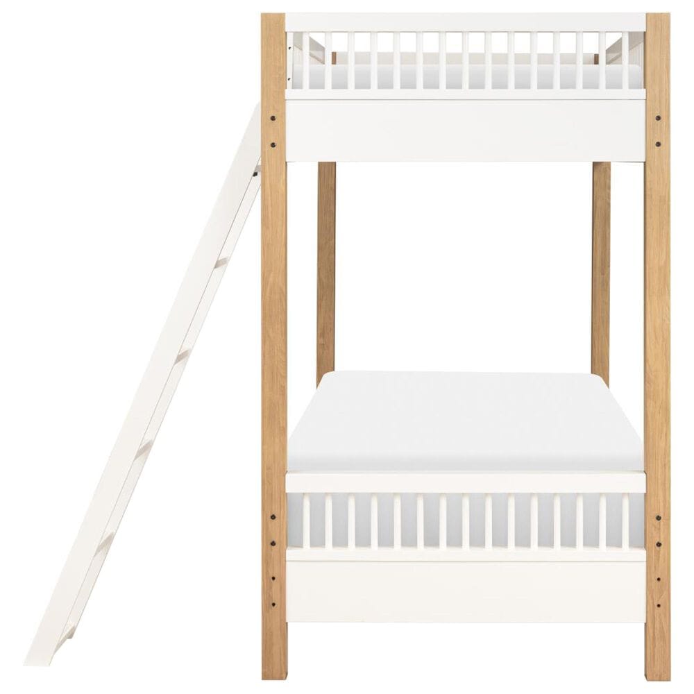 St Claire Home Margot Twin over Twin Bunk Bed in Desert Oak, , large