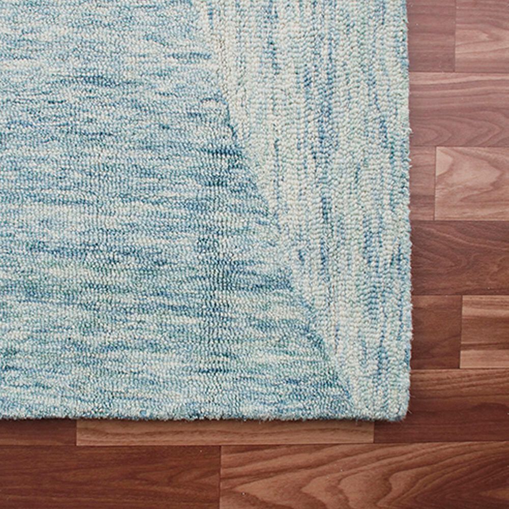 L&amp;R Resources Aurora Abstract Blue 7'9" x 9'9" Area Rug, , large