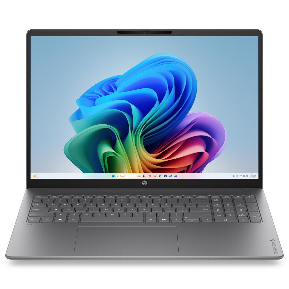 HP OmniBook 5 16" Laptop | AMD Ryzen AI 5 430 - 16GB RAM - AMD Radeon 840M Graphics - 1TB SSD in Meteor Silver, , large