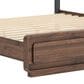 Ashley Fortlorn King Platform Bed in Walnut Brown with LED Light, , large