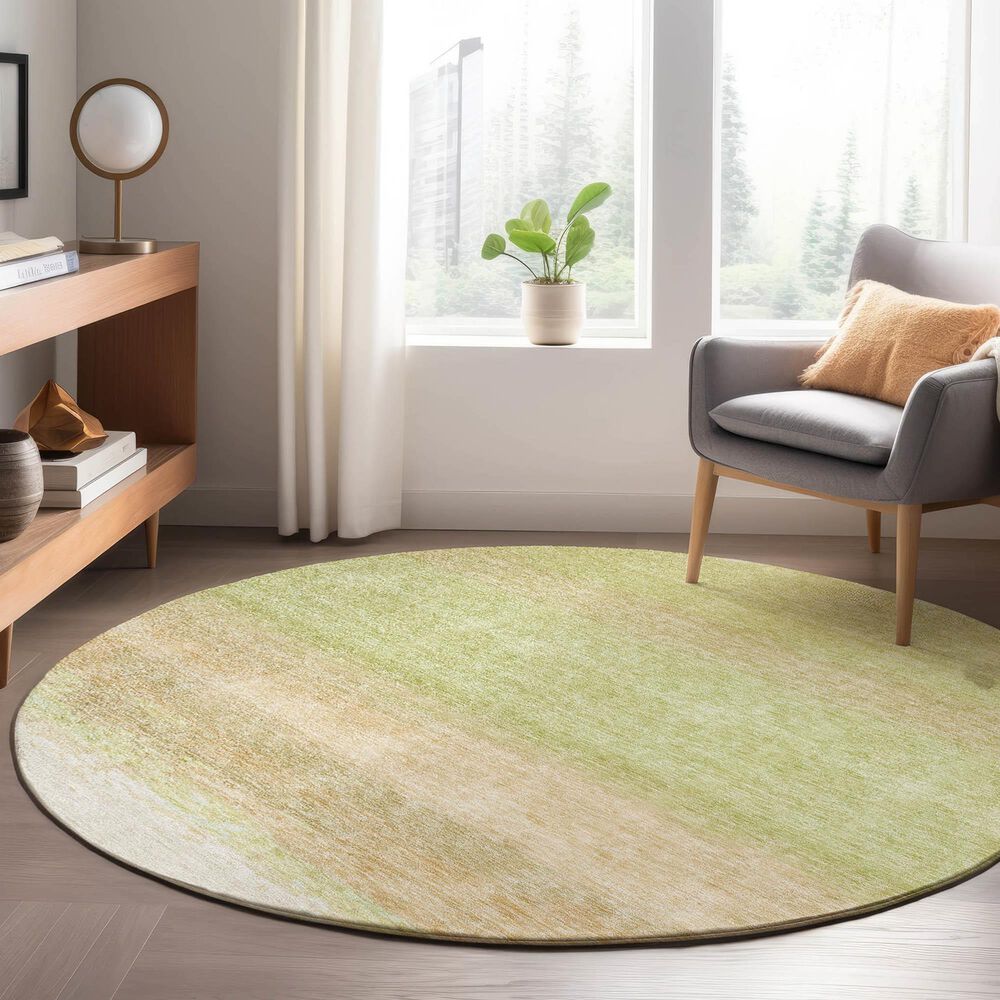 Dalyn Rug Company Trevi TV2 8&#39; Round Aloe Area Rug, , large