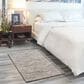 Nourison Luna 2" x 3" Grey and Silver Area Rug, , large