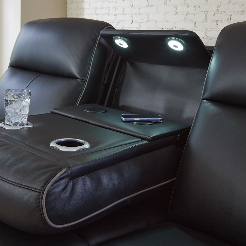 Ashley 5Z-Comfort Power Reclining Sofa in Onyx, , large