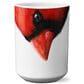 American Brand Studio 15 Oz Cardinal Snout Mug in White, , large