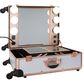 Impressions Vanity SlayCase Vanity Case with Stand in White and Rose Gold Studded, , large