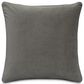 Vista Haus Halsey 19" x 19" Square Throw Pillow in Slate, , large