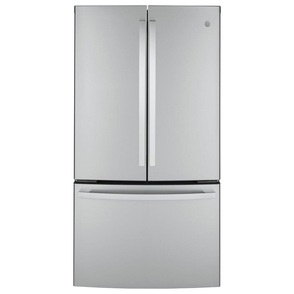 GE Appliances 23.1 Cu. Ft. Counter Depth French Door Refrigerator in Stainless Steel, , large