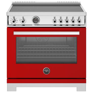 Bertazzoni Professional 5.7 Cu.Ft. Induction Range with Convection and Self-Cleaning in Rosso, , large