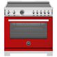 Bertazzoni Professional 5.7 Cu.Ft. Induction Range with Convection and Self-Cleaning in Rosso, , large
