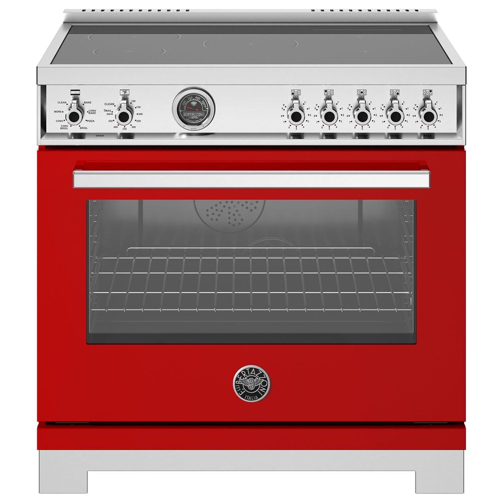 Bertazzoni Professional 5.7 Cu.Ft. Induction Range with Convection and Self-Cleaning in Rosso, , large