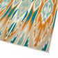 Kaleen Rugs Ostinata 5"3" x 7"3" Gold, Sand, Teal, Turquoise and Ivory Indoor/Outdoor Area Rug, , large