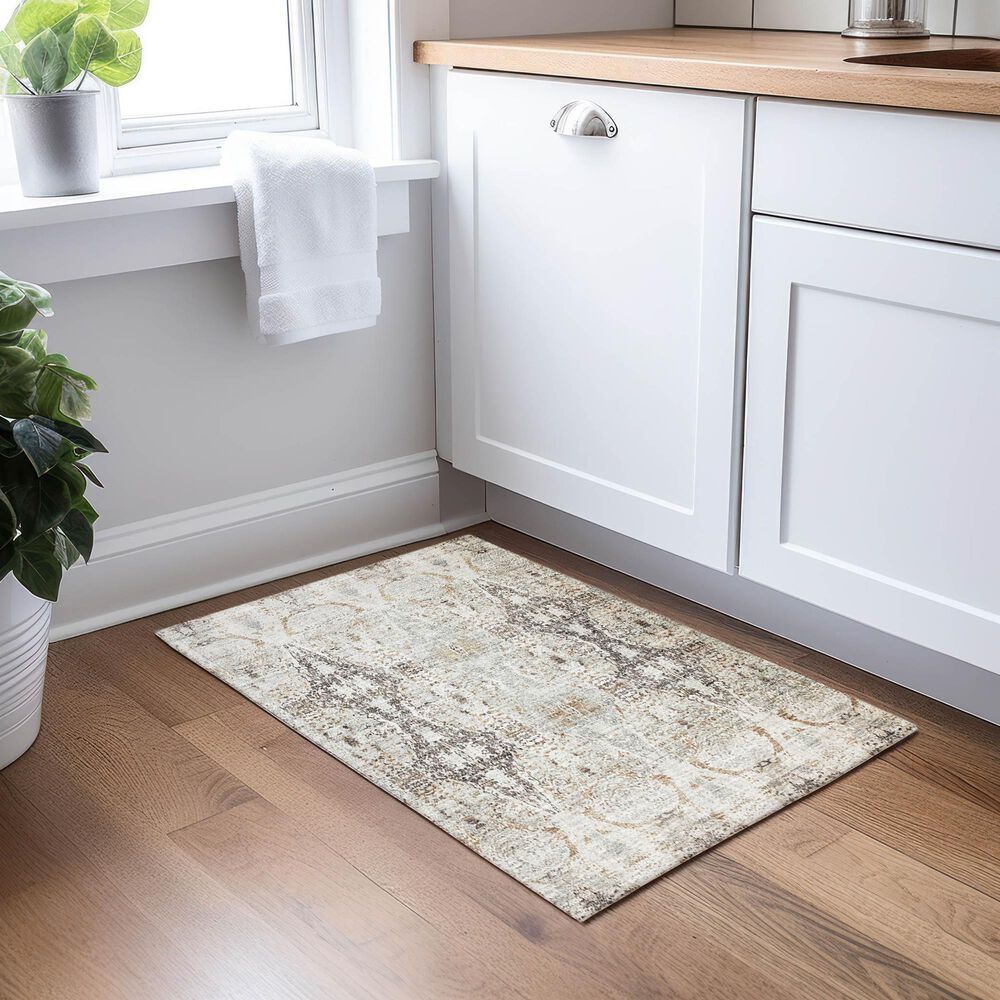 Dalyn Rug Company Karaj KJ9 2&#39;6&quot; x 3&#39;10&quot; Linen Indoor/Outdoor Area Rug, , large