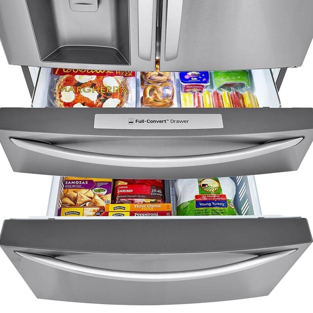 LG 30 Cu. Ft. Smart Wi-Fi Enabled Refrigerator with Craft Ice&amp;&#35;153 Maker in Stainless Steel, , large